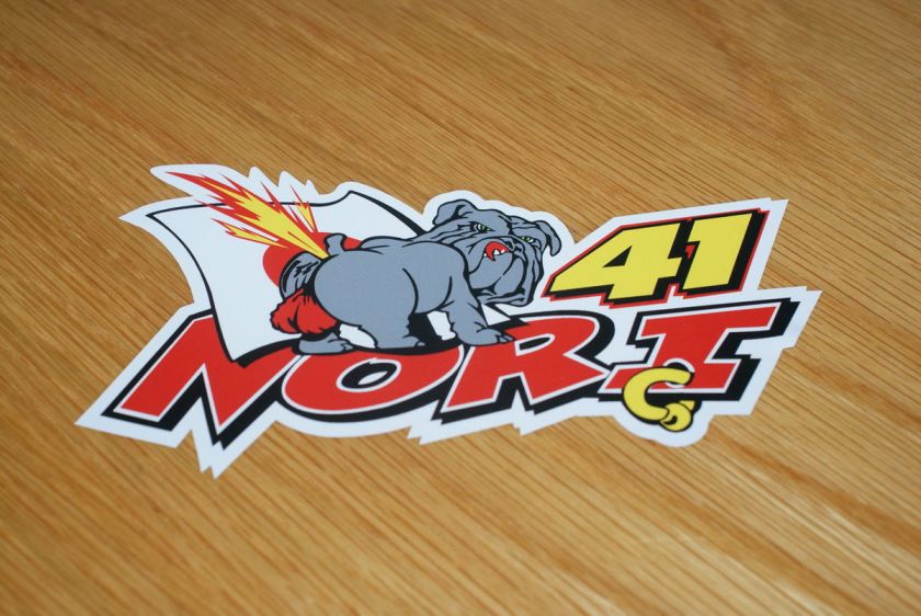 Nori Haga Bulldog Decal/Sticker  