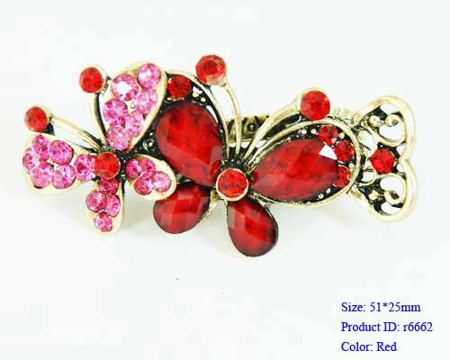   Crystal Butterfly Hair pin Barrette Clip Pin Fashion new Nobby  