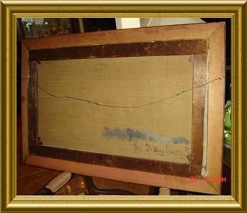 ANTIQUE IMPORTANT AMERICAN ARTIST Rufus Way Smith 42 WESTERN OIL 