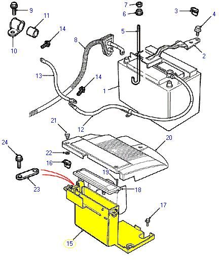 LAND ROVER TRAY BATTERY FOR RANGE ROVER 4.0/4.6  