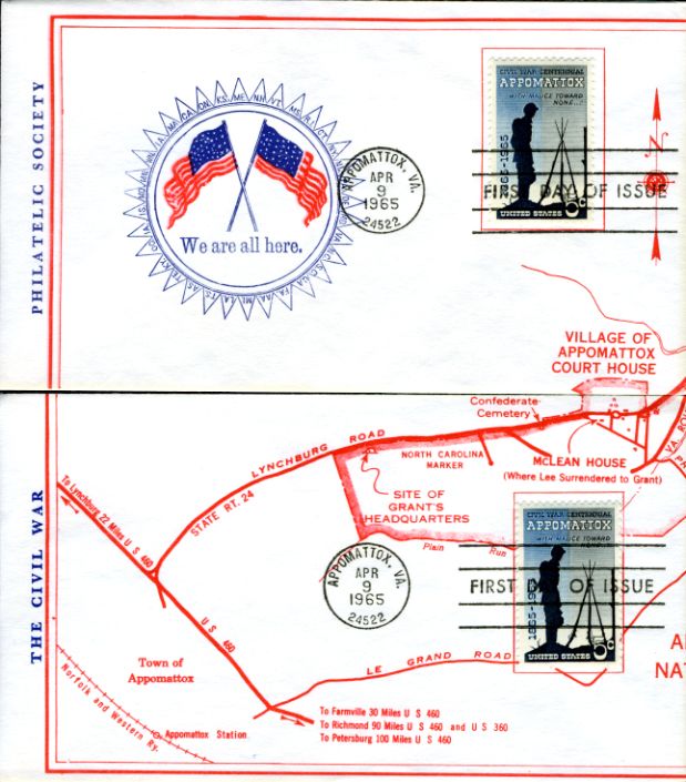   cover set scott 1182 by the civil war philatelic society r ear flaps