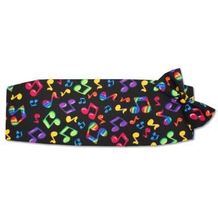 Musical Notes Cummerbund and Tie Set  