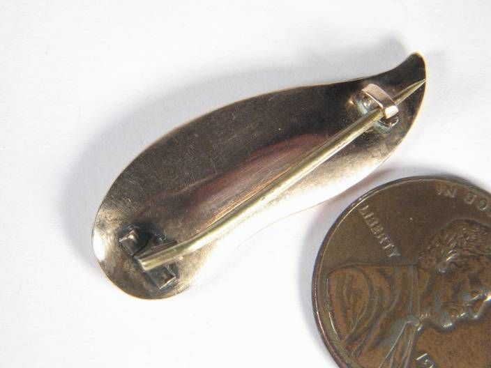 ANTIQUE ENGLISH STYLIZED EYE TEARDROP MOURNING PIN 1810  