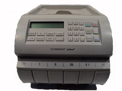 Cummins Jetsort 1606 Coin Sorter Counter 631 9606 00  