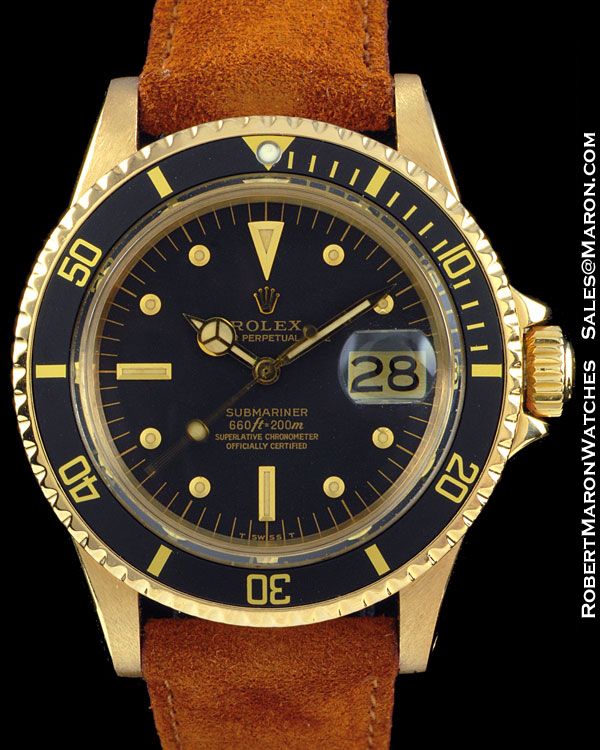 ROLEX VINTAGE SUBMARINER 1680 18K 1970  