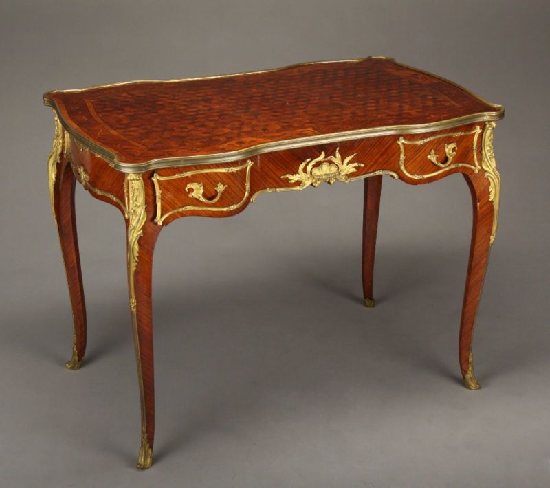 French Ormolu Mounted Desk by Francois Linke.  