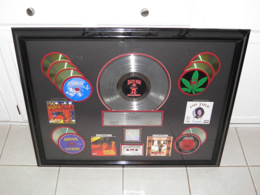 DEATH ROW/ SNOOP DOGG / DR.DRE 11X PLATINUM RIAA AWARD  