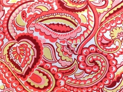 New Paisley Fabric BTY Peach Retro Stone Hill  