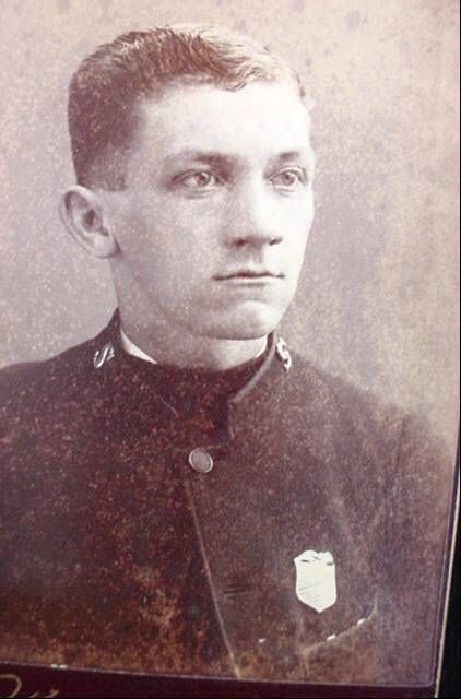 Salvation Army Man in Uniform Yarmouth NS Cabinet Photo  