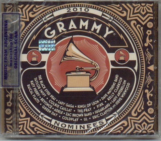 GRAMMY 2010 CD LADY GAGA THE BLACK EYED PEAS KATY PERRY  