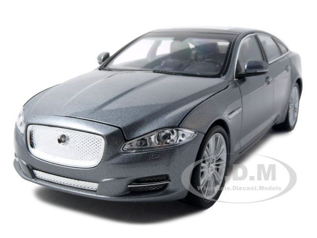 2009 2010 2011 JAGUAR XJ GREY 124 DIECAST MODEL CAR  