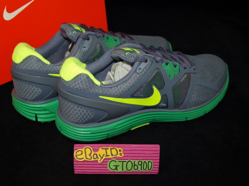 Nike Lunarglide 3 Cool Grey Green US8~11.5 Running 454164003  