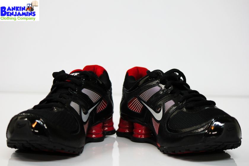   Shox Turbo 11 BS Running Shoes Black All Star Red PE 5.5Y Womens sz 7