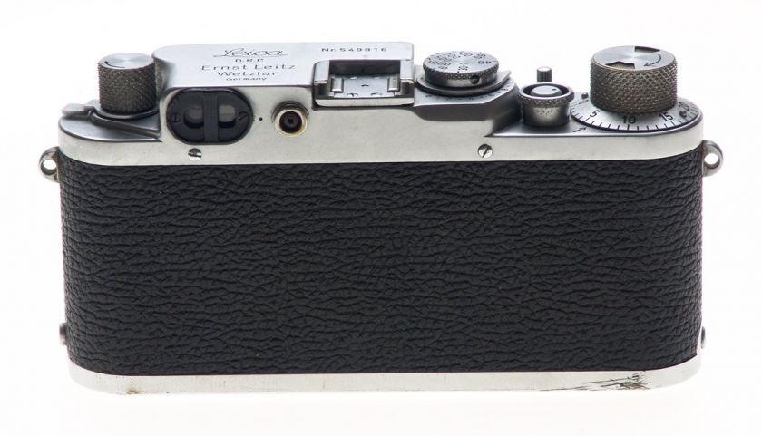 LEICA IIIf RANGEFINDER CAMERA ELMAR f=5cm 13.5 COLLAPSIBLE LENS 3.5 