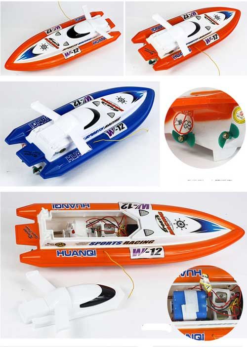 Brand New HUANQI 951 10 Radio Remote Control RC Racing Speed Boat 