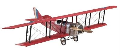 WWI Jenny Biplane Aircraft Collectible Wood Model 20  