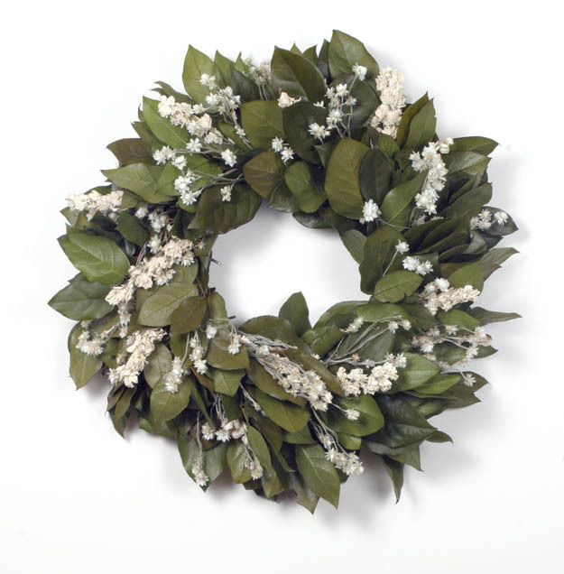 Winter Salal Wreath Winter Door Wreath  