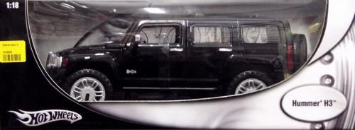 FOUNDATION HOTWHEELS 1/18 HUMMER H3 BLACK #3054  