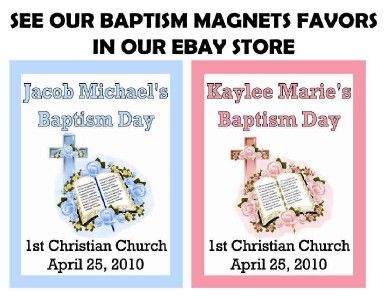 20 PERSONALIZED BAPTISM CHRISTENING INVITATIONS  