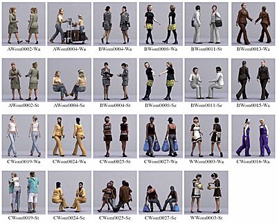 Metropoly 3D Humans   23 Still Characters with 46 Poses   Professional 