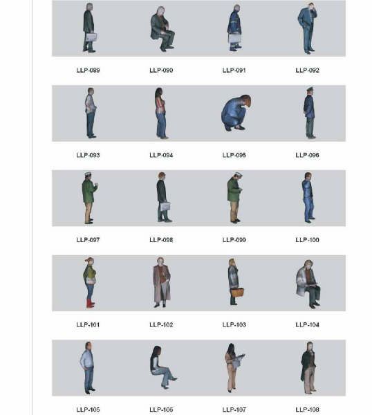 118 LOW POLY PEOPLE 3D MODELS 3ds/obj   3D STUDIO MAX  