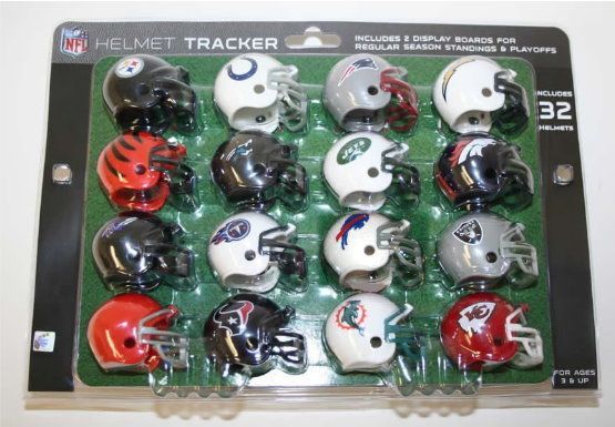 32 Team NFL Mini Helmet Tracker Set by Riddell  