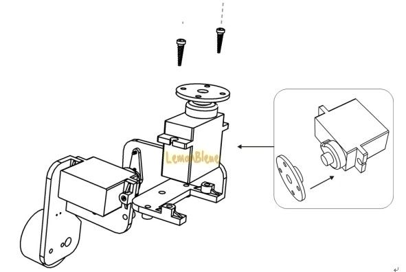 QuadBot 4 Legged Walking Robot Chassis Platform Arduino  