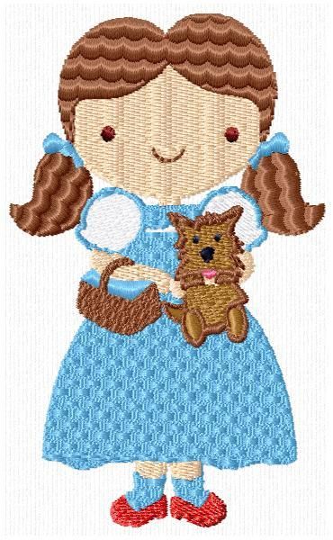 Wizard of Oz Cartoon Machine Embroidery Designs CD Set  