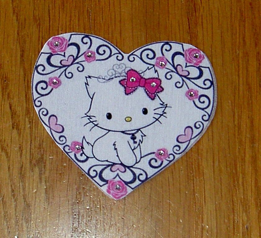 SWEET RHINESTONES HELLO KITTY Applique iron on HKS1001 ***  