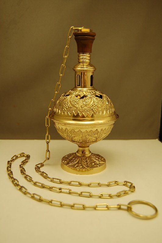 Classic Traditional Censer + Thurible   single chain + chalice co 