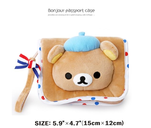 NEW BONIOUR RILAKKUMA PASSPORT CASE  