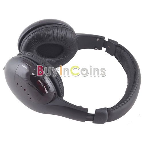 Wireless Earphone Headphone 5 in 1 for  TV CD PC  