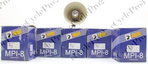 6x GE Security Moose MPI 8 Siren Speaker Round Horn 8 Ohm  