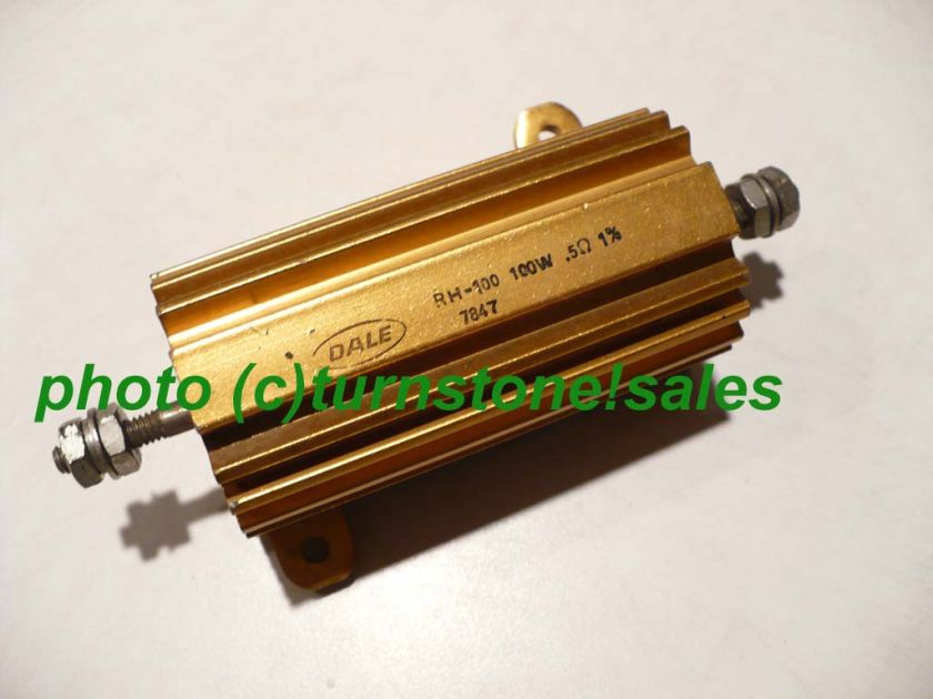 Dale Vishay RH 100 100W Watt 0.5 Ohms 0.5Ω 1% Resistor  