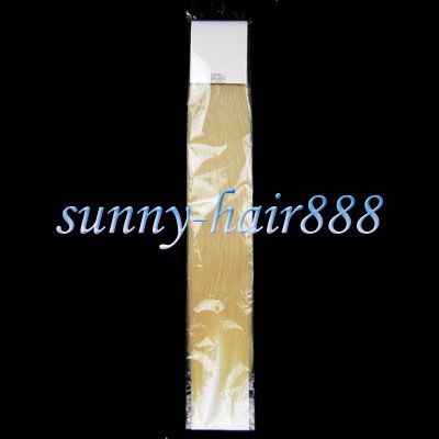 24Remy Tape skin human hair extensions#613,70g&20pcs&  