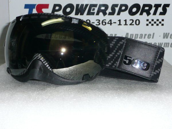 NEW 509 AVIATOR GOGGLES SNOWMOBILE SKIING SNOWBOARDING EYEWEAR CARBON 