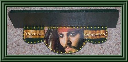 Pirates of the Caribbean Shelf Pegs CHOOSE THEME Jack Will Davy 