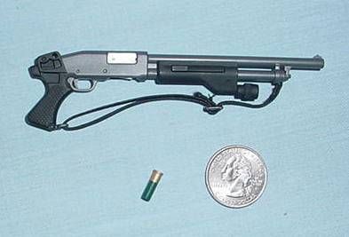 Miniature 1/6th Scale M870 w/tac light Shotgun  