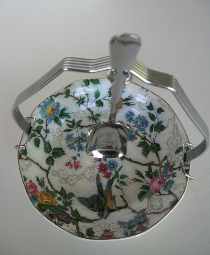 Barker Bros. Ltd. Lorna Doone Chintz Dish w/Spoon  