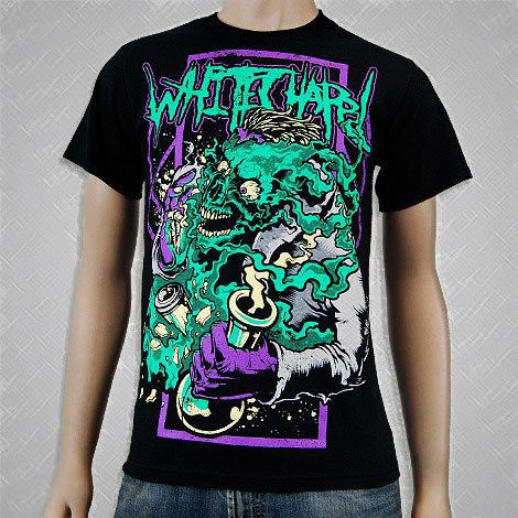 WHITECHAPEL   T Shirt  MAD SCIENTIST *M LG XL* Metal NEW  