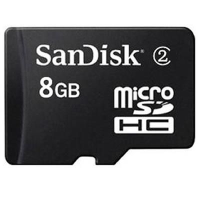 Sandisk 8GB Micro Memory Card + Sprint Samsung Seek M350 Zebra Hard 