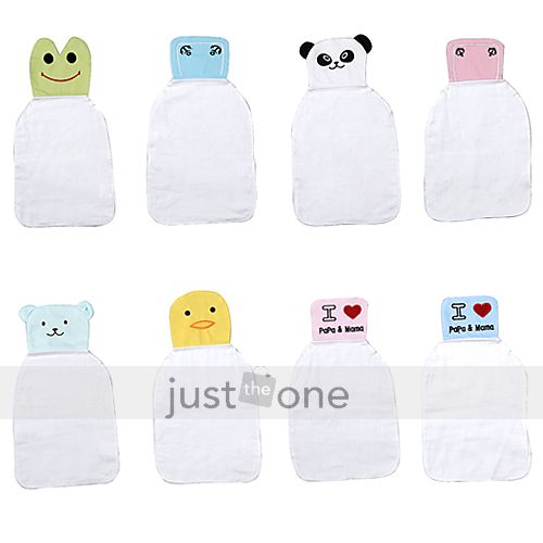 PCS Cute Cotton Baby Sweat Absorbent Towel Back Perspiration Wipes 