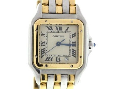 Cartier Panthere OR ET Acier Quartz Solid 18K Gold/ Stainless Steel 