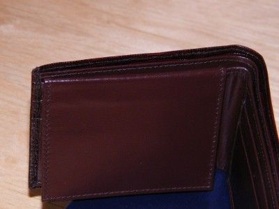 GORGEOUS ITALIAN LEATHER LIZARD EMBOSSED BIFOLD WALLET  