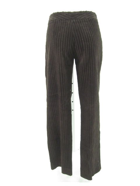 DOLCE & GABBANA Brown Corduroy Wide Wale Pants Slacks  