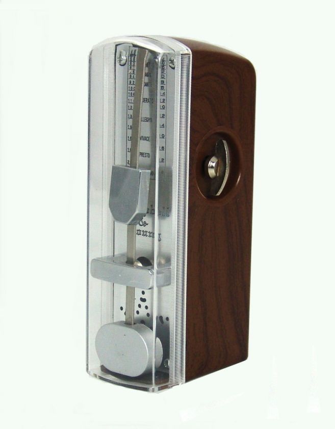 POCKET METRONOME Traditional Style Mahagony New  