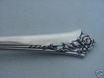 Damask Rose Heirloom Sterling Teaspoon by Oneida  