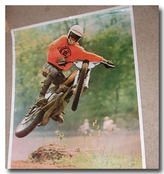 VINTAGE CZ MOTOCROSS MX MOTORCYCLE RACE RACING POSTER  