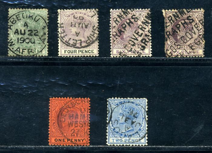 LAGOS GREAT POSTMARK LOT SHIPPING  