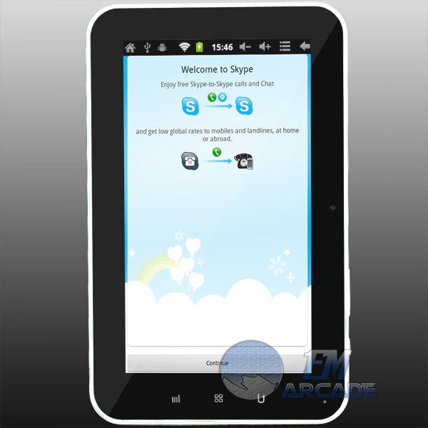 Allwinner A10 Cortex A8 1GHz Android 2.3 Tablet PC 5 point 